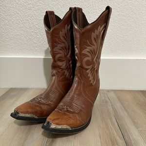 Women’s Laredo Western Boots Brown Vonnie